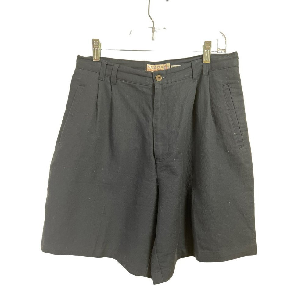 Bugle Boy for Her Blue Navy Shorts 7inch Inseam Classic Vintage Shorts Sz 14 Ram